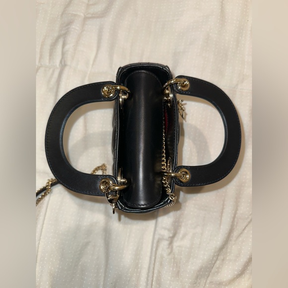 Mini Lady Dior in Black - Lambskin w/Champagne Gold Hardware - Picture 10 of 15